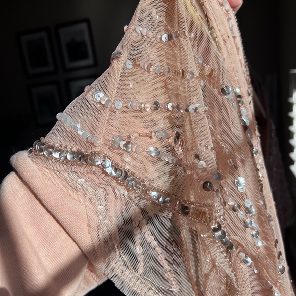 Stunning Blush Sequin Gown (bridesmaid, mother of the bride, formal) - Picture 5 of 6